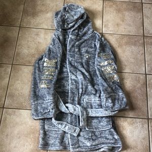 Gray Gold Embellished PINK VS Soft Ribe